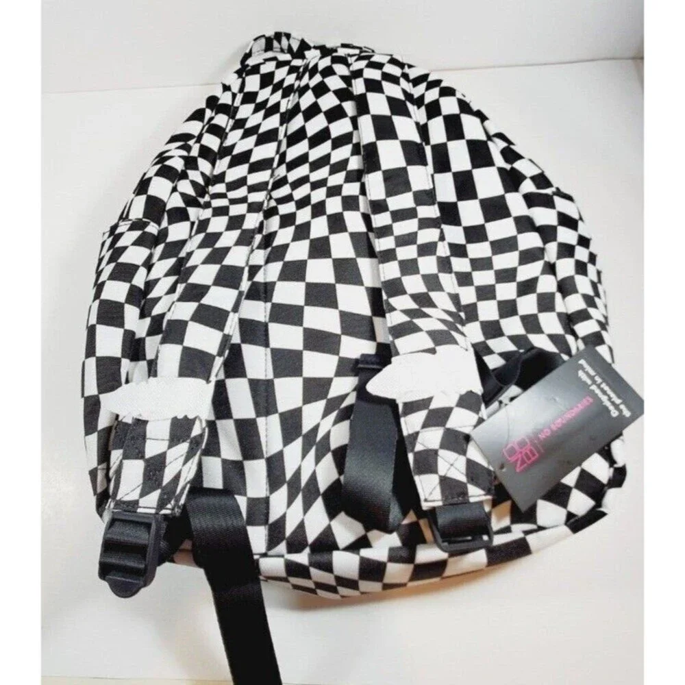 No Boundaries Women's Dome Backpack Black and White 12